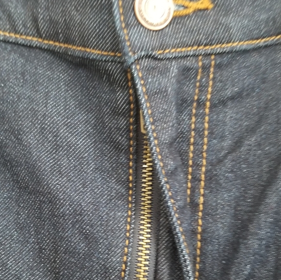 NWT Land's End Dark Wash Recover Wide Leg Jeans Size 12/ 32 Inseam - Picture 4 of 9